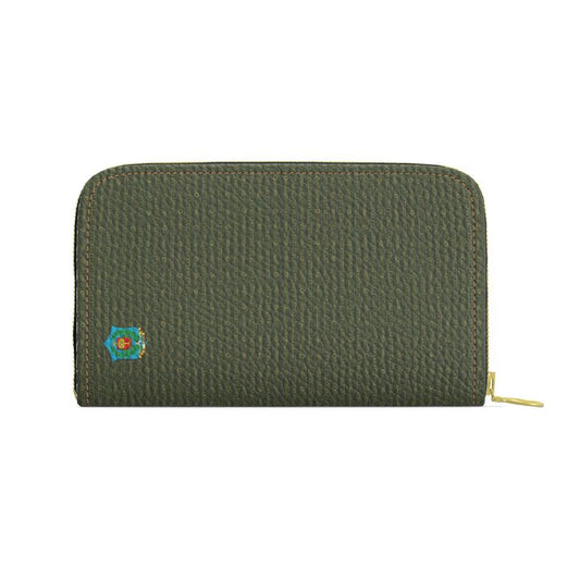 Leather Zip Wallet