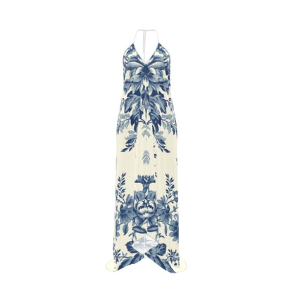 Fashion -Halterneck backless dress | Marivel Suri