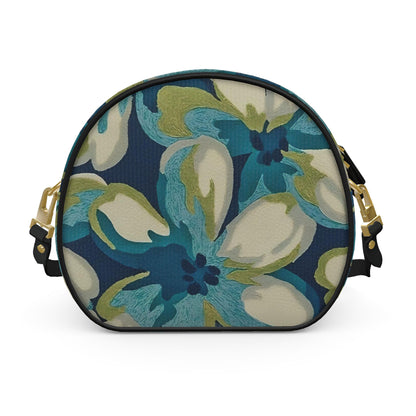 Ms. Suri - Luxury Full-Grain Leather - 100% Leather Round Box Bag