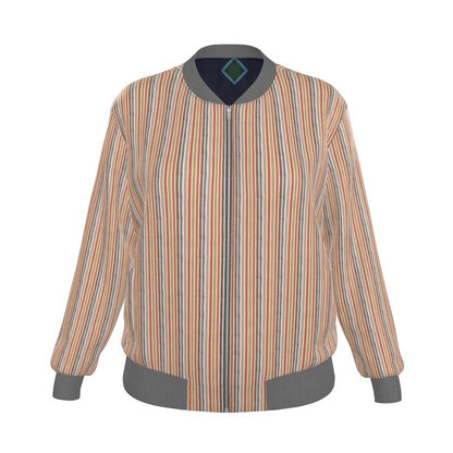 Autumn -Women's Reversible Silk Bomber Jacket | Marivel Suri