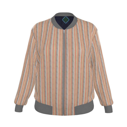 Autumn -Women's Reversible Silk Bomber Jacket | Marivel Suri