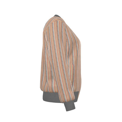Autumn -Women's Reversible Silk Bomber Jacket | Marivel Suri
