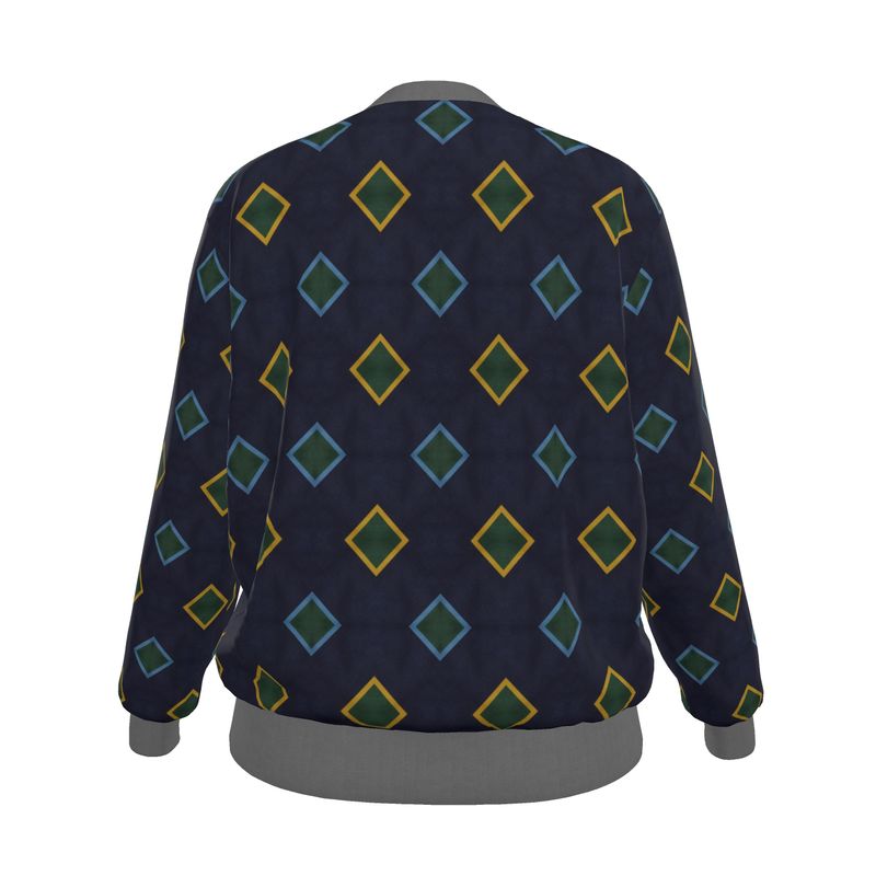 Autumn -Women's Reversible Silk Bomber Jacket | Marivel Suri