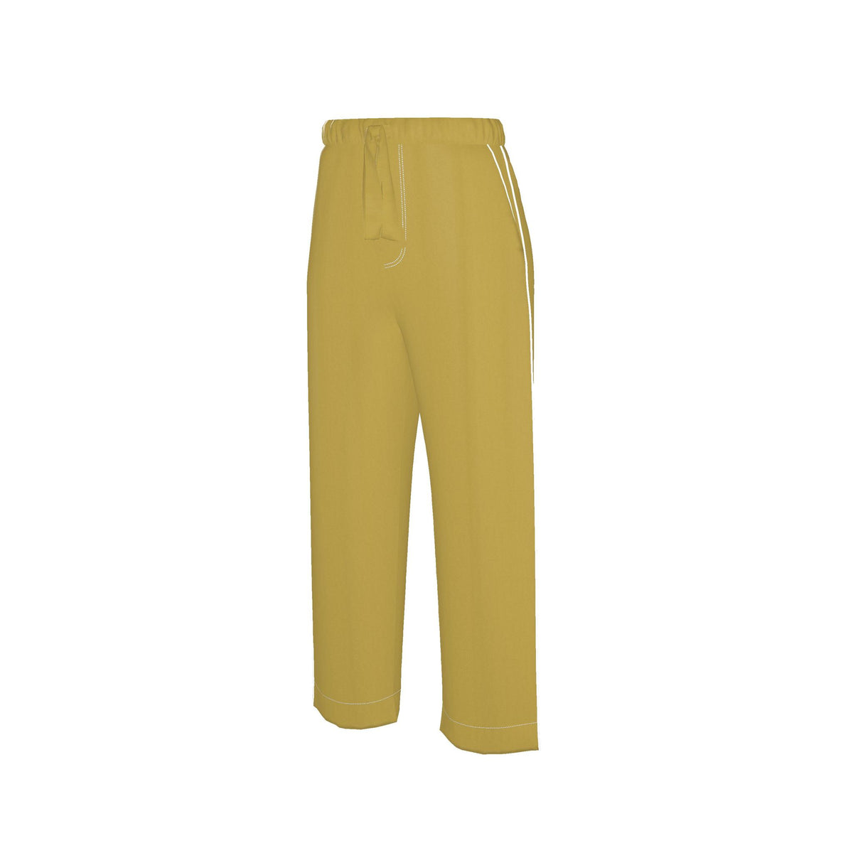 Autumn Flowers - Pure Mulberry Silk - 100% Luxury Silk Satin Pajama Bottoms