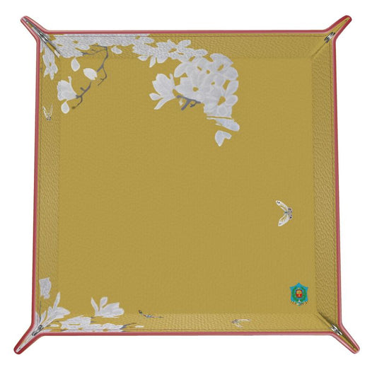 Leather Trinket Tray -Leather Trinket Tray | Marivel Suri