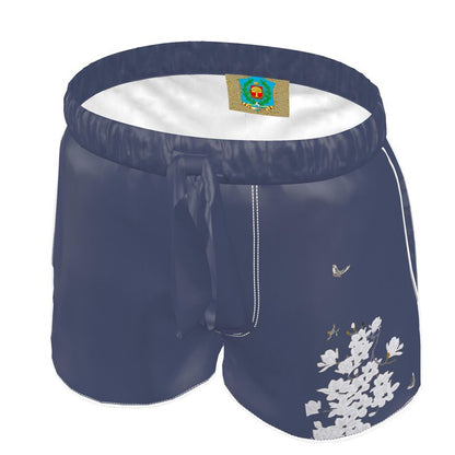 Blue Velvet - Pure Mulberry Silk - 100% Luxury Silk Pyjama Shorts