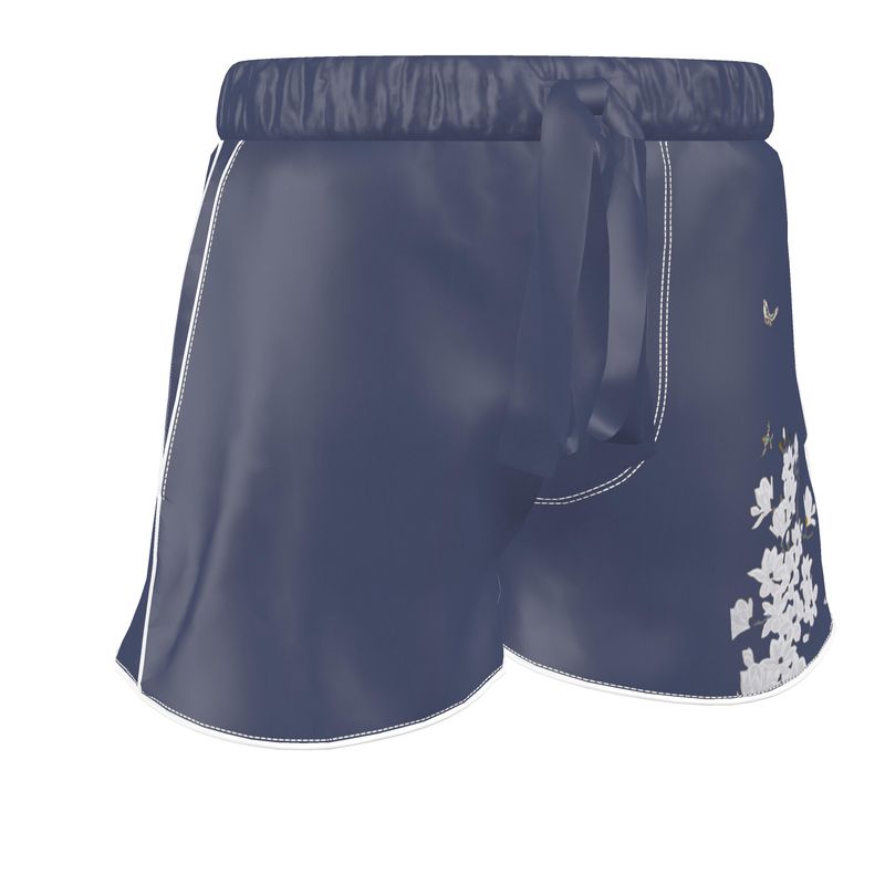 Blue Velvet - Pure Mulberry Silk - 100% Luxury Silk Pyjama Shorts