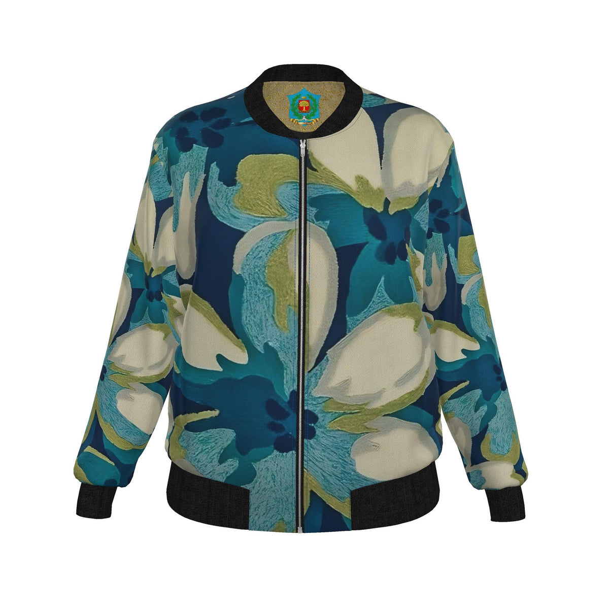Ladies Denim Bomber Jacket