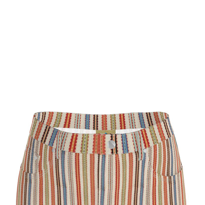 Stripes - Denim Maxi Skirt