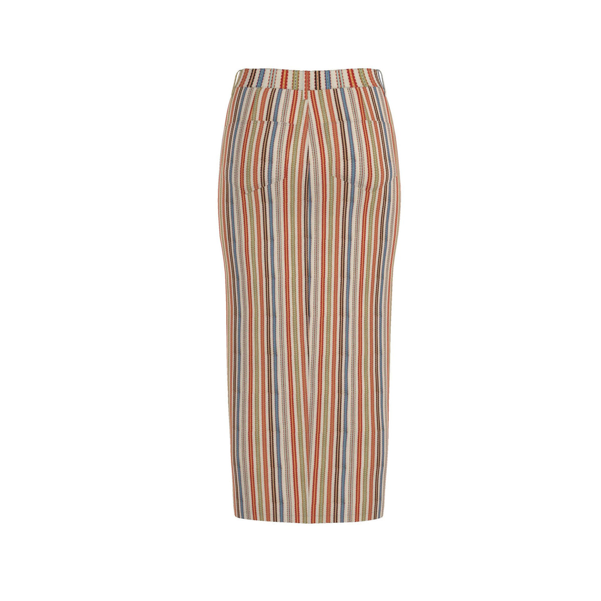 Stripes - Denim Maxi Skirt